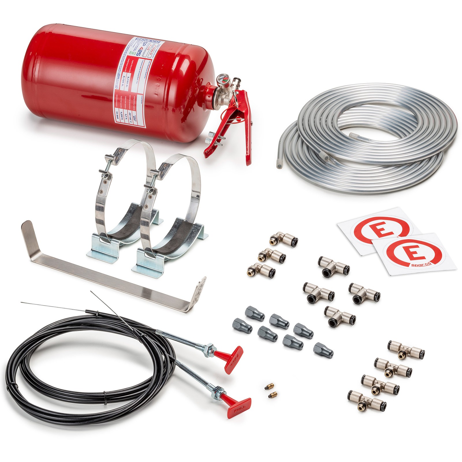 Sparco Mechanical 4.25 Litre FIA Fire Extinguisher System Motorsport Competition