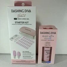 Dashing Diva Glaze Starter Kit & Magic Off Remover Set New And Sealed