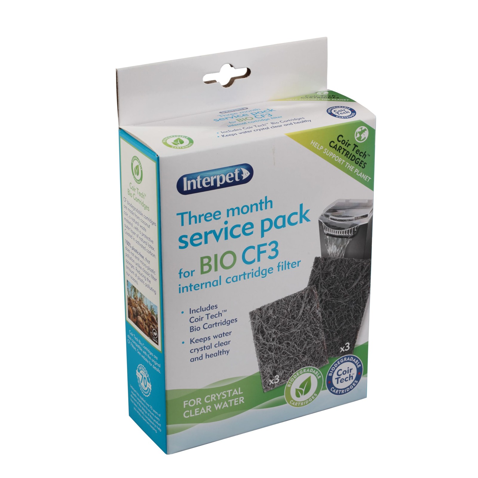 Interpet CF3 Cartridge Filter 3Month Maintenance Kit for Optimal Performance