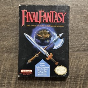 Final Fantasy Nintendo NES Complete in Box CIB w/ Maps Inserts 1990