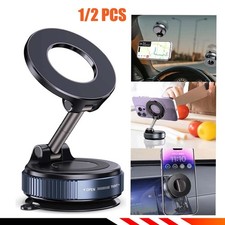 2pcs Vacuum Magnetic Suction Cup Car Phone Holder Stand Mount 360  Rotation