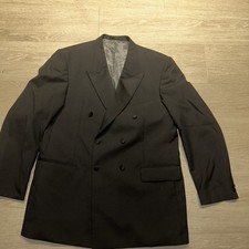 House Of Fraser Black Dinner Suit Tuxedo Blazer Jacket 44L