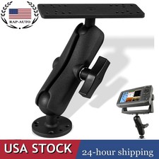 for Garmin Humminbird Medium Arm Aluminum Fish Finder Mount w/1.5" /C Size Ball