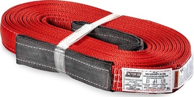 Factor 55 Tow Strap 2 Inch 30000 Pound Break Strength Gray and Black 30 Feet