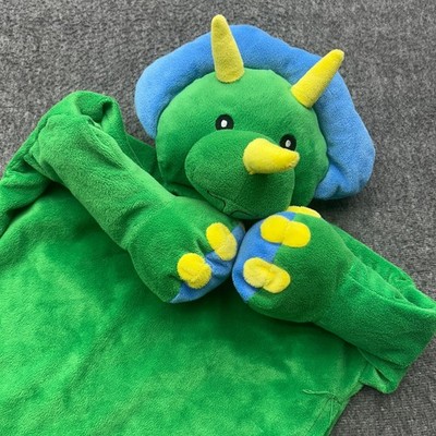 Cuddle Covers Dinosaur Buddy Cover Green Plush Animal Pillow Case
