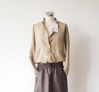 Closed Langarm Bluse beige braun gemustert Größe XS NP € 160,00