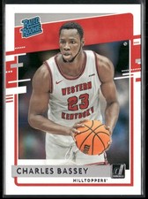 Charles Bassey 2021 Panini Chronicles Draft Picks #48 WKU Hilltoppers