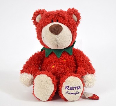 Nici Teddy Bär Rama Cremefine Erdbär 32 cm rot Stofftier Plüschtier Kuscheltier