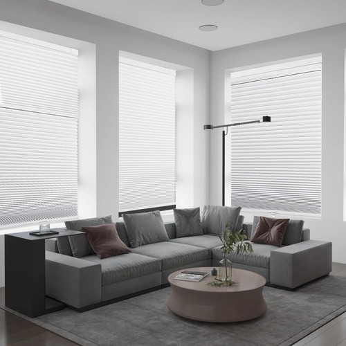 No Drill No Tools Honeycomb Blackout/Light Filtering Day Night Cellular Shades - Bild 28 von 65