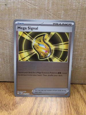 Mega Signal 121/132 Mega Evolution Reverse Holo Pokémon Card TCG