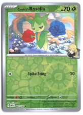Cynthia's Roselia 007/182 Reverse Holo Destined Rivals NM Pokemon TCG