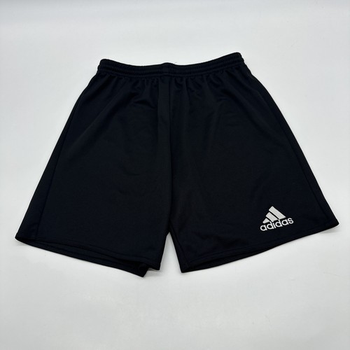 Adidas Aeroready Athletic Shorts Youth Boys L 13-14 Y Black Logo.#30253