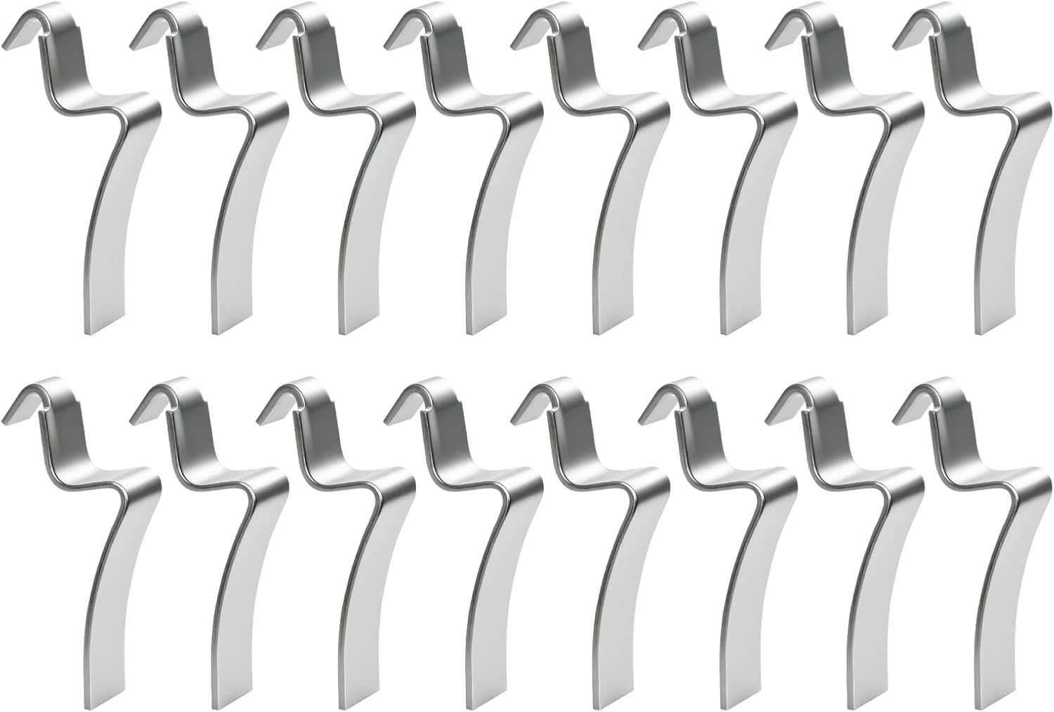 16 Pcs Upgraded Metal Cabinet Shelf S-Clips Fits Sandusky Lee Cabinets with Adju-image