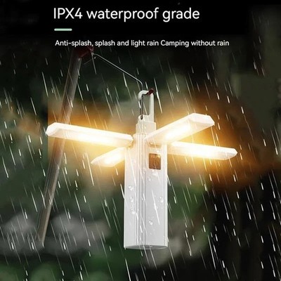 Portable Rechargeable Camping Tent Light Multi-Function Flashlight Lamp
