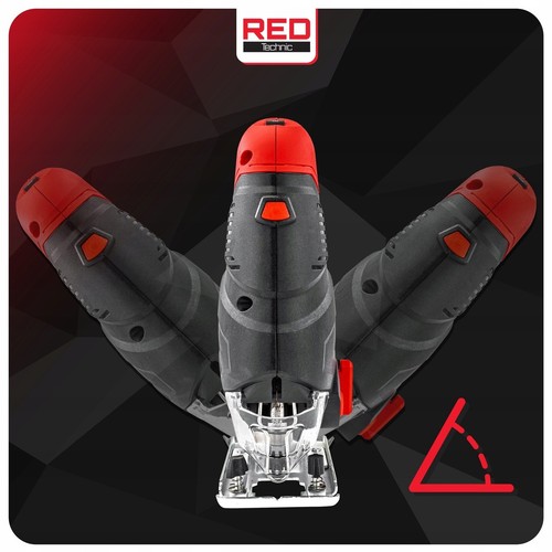 Seghetto Alternativo 1400W con Laser LED Angolo Taglio Regolabile 15 Lame - Foto 3 di 17