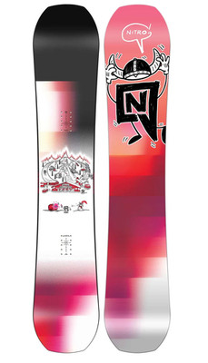 Nitro Team Pro Marcus Kleveland Snowboard 2025 White Red 155