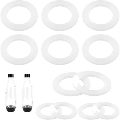 O-Ring Ersatz SodaStream Flasche Silikon 12er Set Plastik PET Abdichtung