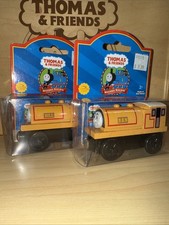 BILL & BEN ! THOMAS FRIENDS TRAIN WOODEN RAILWAY ! 2001 TWINS NEW , Open Box !