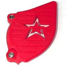 Full Coverage Red Front Sprocket Cover Starcycle SC3DP-SPCV-CRF02-RED