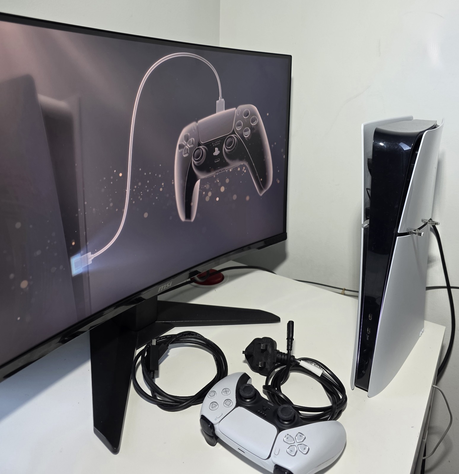 Sony PlayStation 5 PS5 Slim Digital Edition 825MB Console with Controller #088