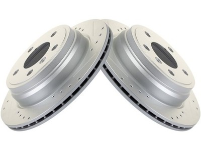 Rear TRQ Brake Rotor Set fits BMW 328d xDrive 2014-2018 37NBJX