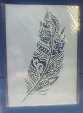 New Leaf Stencil Large Design Reusable Wall Painting Boho