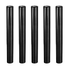 18000 Pcs 5 x 5 mm Square Glass Self-Adhesive Mirror Mosaic Tiles, Black