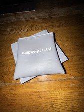 NEW CERNUCCI MENS ICED OUT CUBAN LINK CHAIN 26 WITH PACKAGING AND ORIGINAL BOX