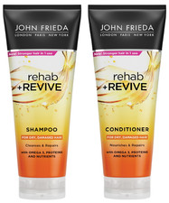 Image of DUO John Frieda Rehab & Revive Nourishes Shampoo + Conditioner 250ml, Dry Hair