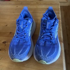 Brooks Glycerin GTS 22 Women's Running Shoes Amparo Blue/Yellow Sz 9 - EUC