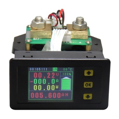 Digital lcd dc 500v 100/200/300/500a voltmeter strom amp kwh watt combo meter