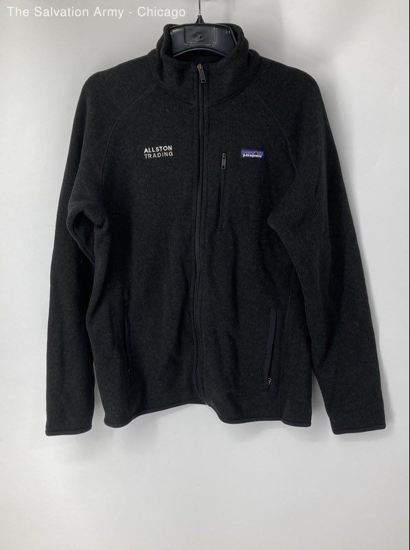Patagonia Mens Black Fleece Lined Long Sleeve Full Zip Jacket Size L