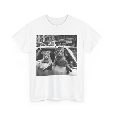 Gangster Cats Street Shirt, Cat Meme Women Men Funny T-Shirt