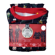 Member's Mark Family Sleep Kid's 2-Piece Pajama Set Navy, 10