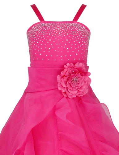 Flower Girl Dress Pageant Wedding Bridesmaid Formal Kids Party Princess Dresses - Picture 47 of 83
