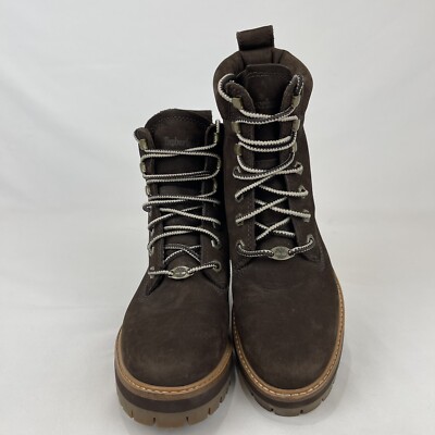 Timberland Womens A23UY Brown Courmayeur Valley Hiking 6 Inch Boot Size 7