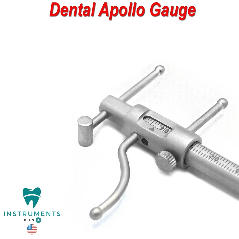 Regla de calibre dental VDO grado premium Venus Apollo calibre medidores de prostodoncia CE Foto 2 de 4