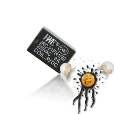 JRC-21F 4100 3V 5V 12V 24V relè di stampa relè miniatura 6 pin 220V 3A