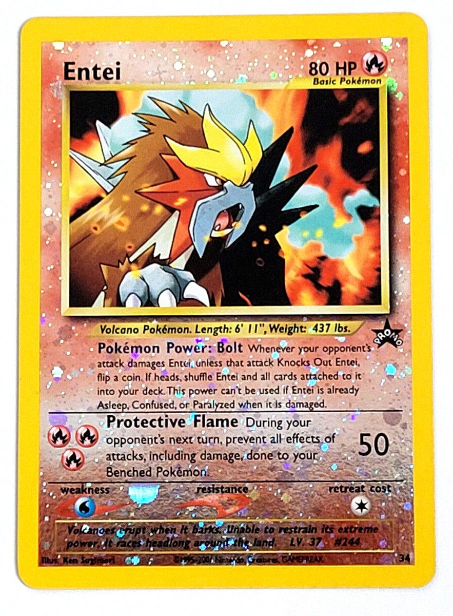 ENTEI #34 RARE REVERSE HOLO POKEMON CARD | eBay ENTEI #34 RARE REVERSE HOLO POKEMON CARD | eBay