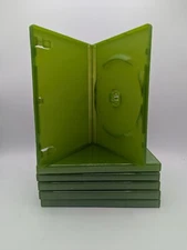 OEM Microsoft XBOX Original Opaque Green Empty Replacement Game Disc Case Box