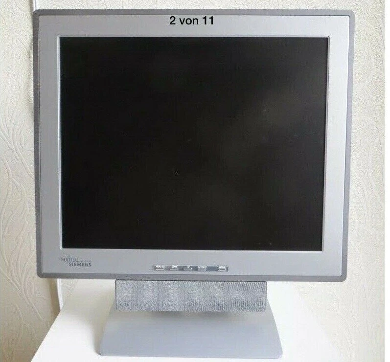 Monitor 17 Zoll TFT SIEMENS silber LCD Color TFT S17-1 17" OVP! Top !!! - Bild 4 von 4