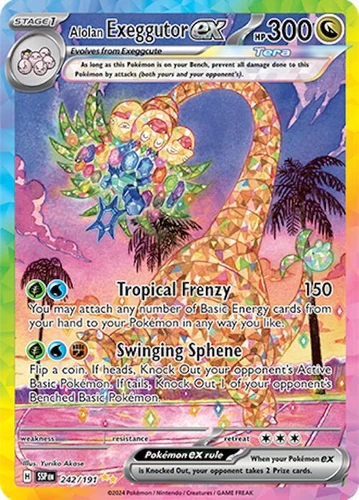 Alolan Exeggutor Ex 242/191 Sv08: Surging Sparks