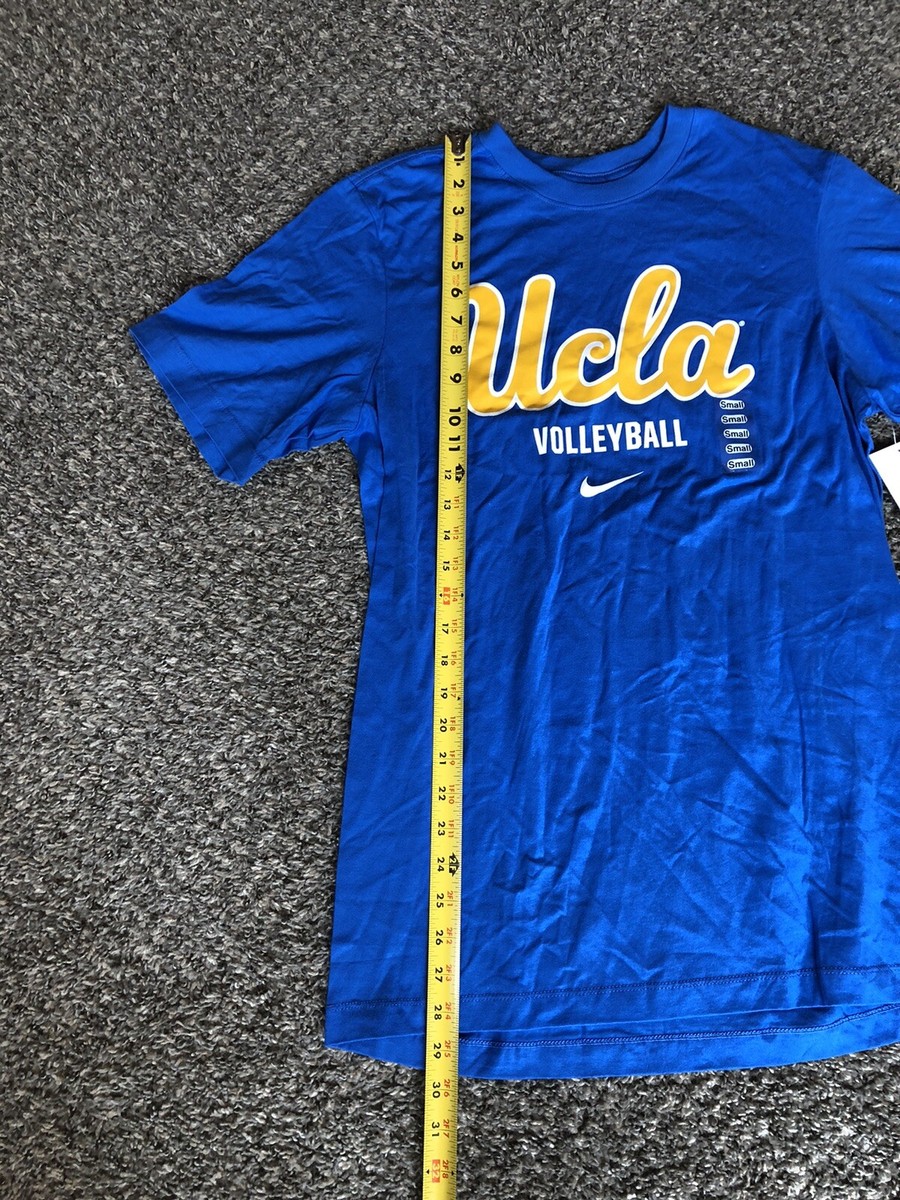 NEW Nike UCLA Bruins Volleyball T-shirt Blue Men's Size Small | eBay