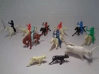 MARX VINTAGE HORSES AND CATTLE, COWBOYS AND INDIANS.