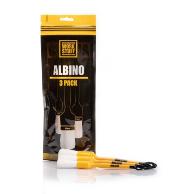 Work Stuff Detailing Brush Albino White | 3 Pack of Brushes