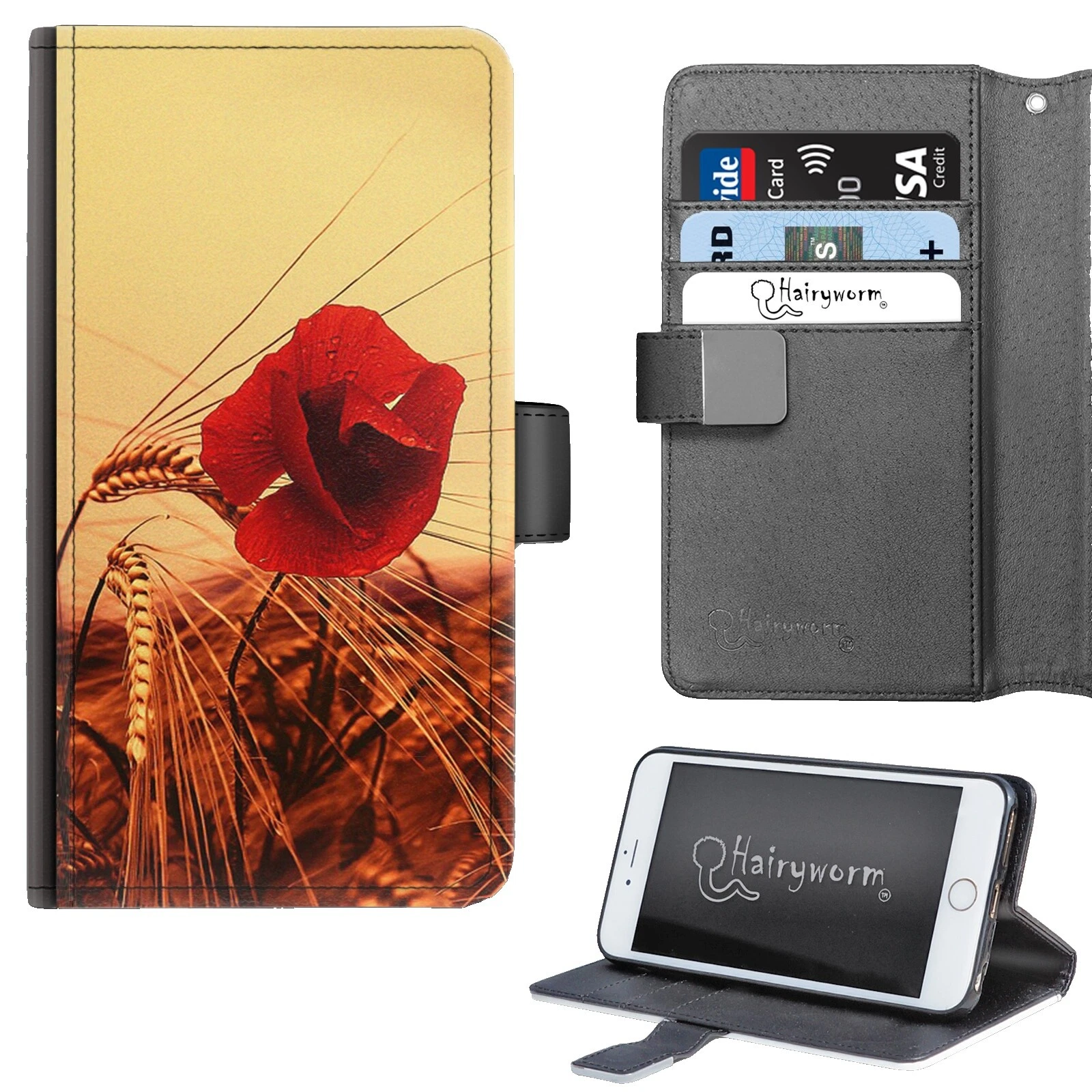 Cell Phone Flip Cases for Samsung Apple iPhone 6