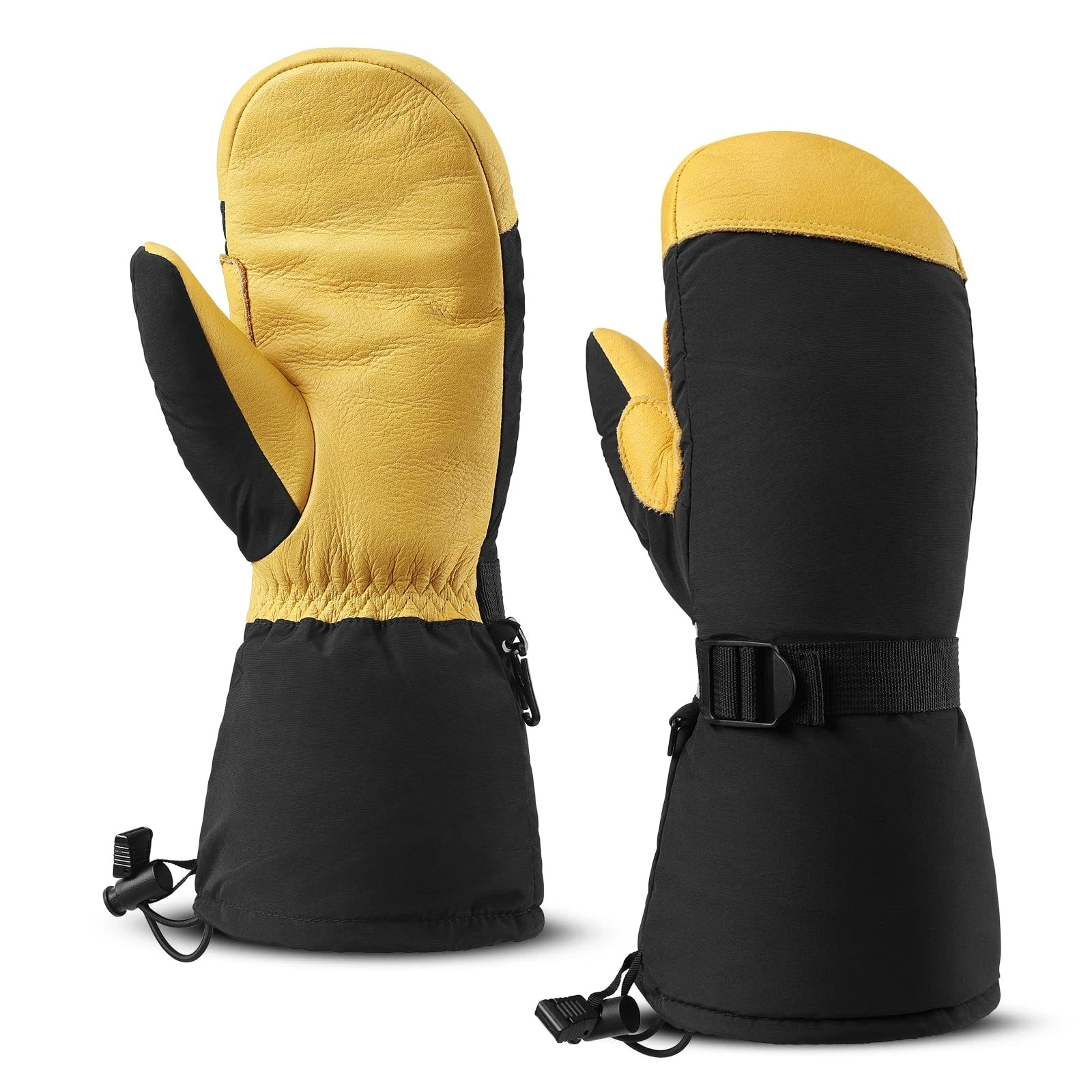 Winter Ski Gloves Thermal Snow Mittens with Thermal Insulation for Skiing Sno...