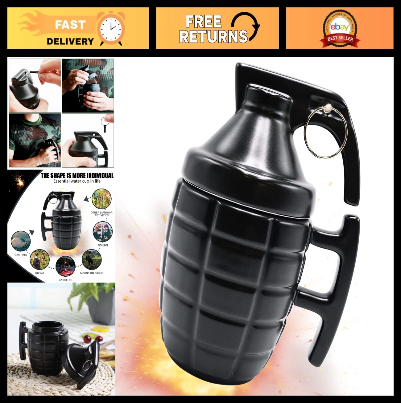 Hand Grenade Coffee Mug