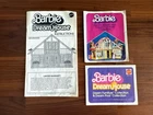 Vintage Barbie Dream House 1978 Instructions + 79/80 Furniture Booklets