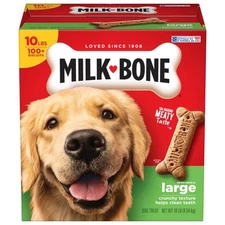 Milk-bone Original Dog Treats Biscuits For Large Dogs, 10 Pounds (Pack